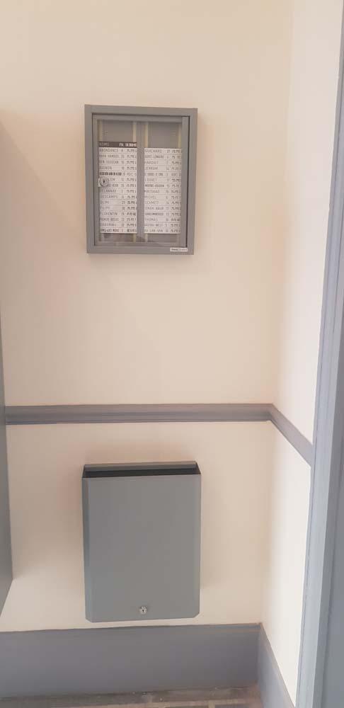 Installation de boîte aux lettres Paris